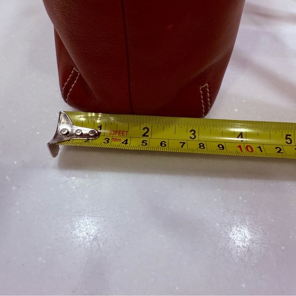 Coach VINTAGE Legacy Red Leather Crossbody Bag 9543 EUC Zip Close Adj Strap - Picture 11 of 16